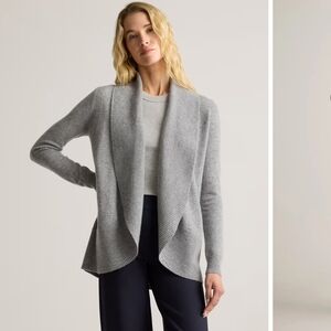 Quince Mongolian Cashmere Open Cardigan